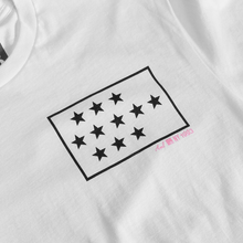 Load image into Gallery viewer, Stars on White T-Shirt
