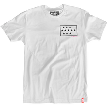 Load image into Gallery viewer, Stars on White T-Shirt
