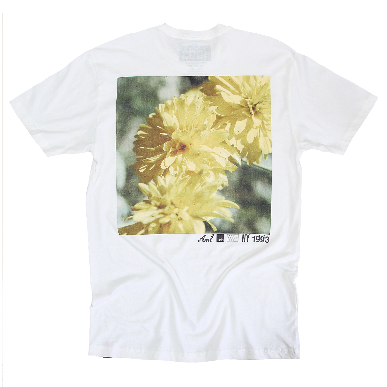 Nike yellow flower hot sale shirt